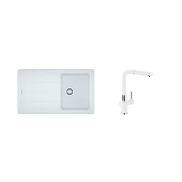Franke Basis BFG 611-86 Bianco Granit Evye