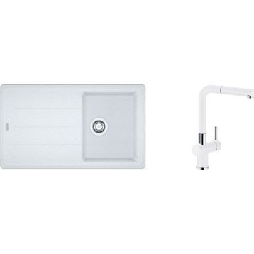 Franke Basis BFG 611-86 Bianco Granit Evye