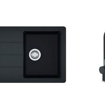 Franke Basis BFG 611-86 Nero Granit Evye
