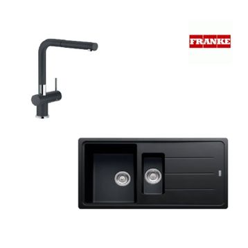 Franke Basis BFG 651 Nero Granit Evye
