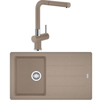 Franke BFG 611-86 ve Active Plus Doccia Granit Eviye