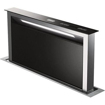 Franke FDW 908 IB XS B.Glass Downdraft Siyah Ankastre Davlumbaz