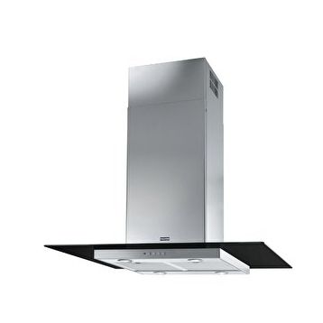 Franke FGL 915 I BK XS/900 Black Glass Inox Ada Tipi Davlumbaz