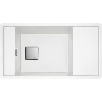 Franke Fresno FSG 611-88 Bianco Tek Gözlü Damlalıksız Renkli Eviye