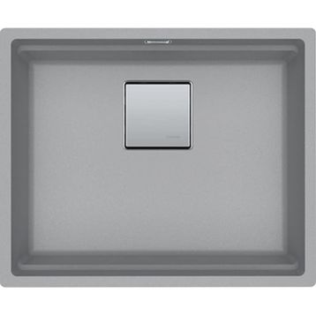 Franke Kubus 2 Kng 110-52 Stone Grey Tek Gözlü Damlalıksız Renkli Eviye