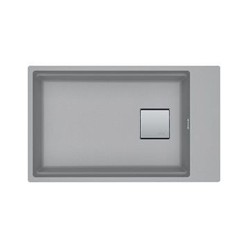 Franke Kubus 2 Kng 110-62 Stone Grey Tek Gözlü Damlalıksız Renkli Eviye