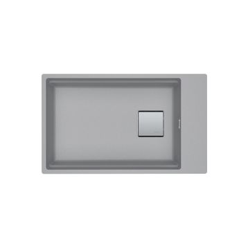 Franke Kubus 2 Kng 110-62 Stone Grey Tek Gözlü Damlalıksız Renkli Eviye