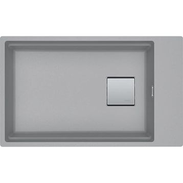 Franke Kubus 2 Kng 110-62 Stone Grey Tek Gözlü Damlalıksız Renkli Eviye