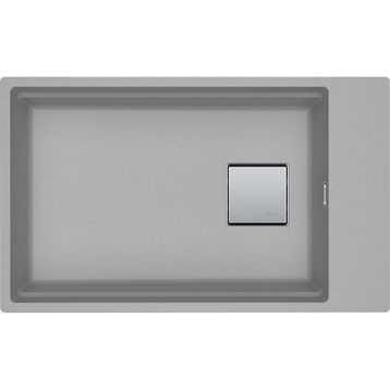 Franke Kubus 2 Kng 110-62 Stone Grey Tek Gözlü Damlalıksız Renkli Eviye