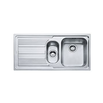 Franke Logicaline LLL 651 Sol Damlalıklı Dekorlu Paslanmaz Çelik Eviye