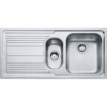 Franke Logicaline LLL 651 Sol Damlalıklı Dekorlu Paslanmaz Çelik Eviye