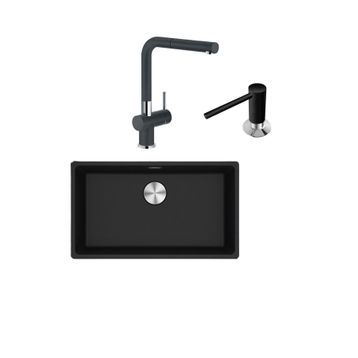 Franke Maris MRG 210 110 72 Nero Granit Eviye
