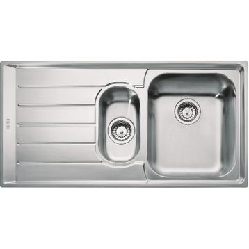 Franke Neptun Slimtop NEX 251 Sol Damlalıklı Paslanmaz Çelik Eviye