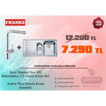 Franke NET621 Neptun Sol Mikrodekor Evye