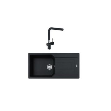 Franke Urban Ubg 611-100 Nero Granit Evye Actıve Batarya Set