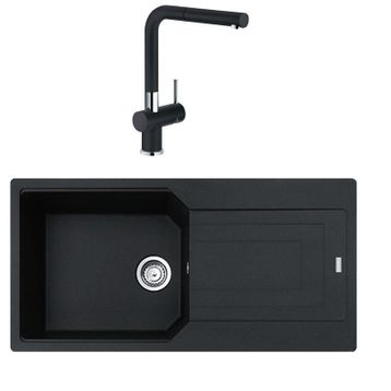 Franke Urban Ubg 611-100 Nero Granit Evye Actıve Batarya Set