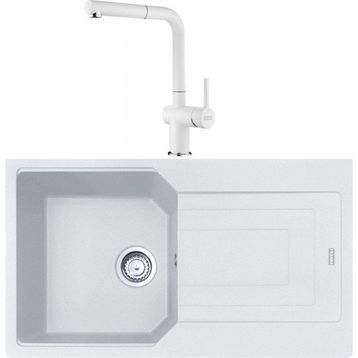 Franke Urban UBG 611-86 Bianco Granit Eviye-Active Plus Doccia Batarya Seti