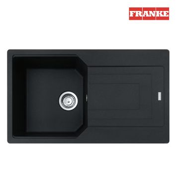 Franke Urban UBG 611-86 Nero Tek Gözlü Armatürlü Granit Eviye Seti