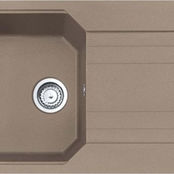Franke Urban UBG 611-86 Stone Grey Tek Gözlü Armatürlü Granit Eviye Seti
