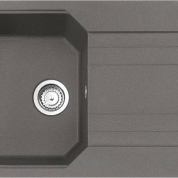 Franke Urban UBG 611-86 Stone Grey Tek Gözlü Armatürlü Granit Eviye Seti
