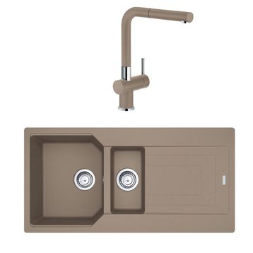 Franke Urban UBG 651-100 Oyster Renkli Granit Eviye