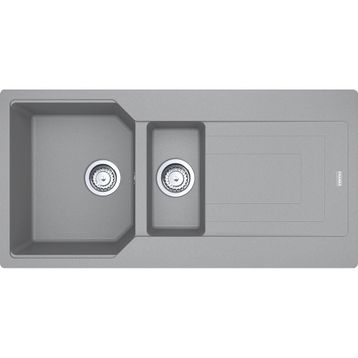 Franke Urban UBG 651-100 Stone Grey Renkli Granit Eviye