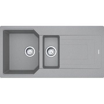 Franke Urban UBG 651-100 Stone Grey Renkli Granit Eviye