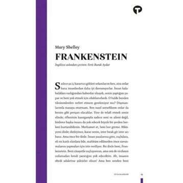 FRANKENSTEIN YA DA MODERN PROMETHEUS - MARY SHELLEY (ISBN:9789756323670)