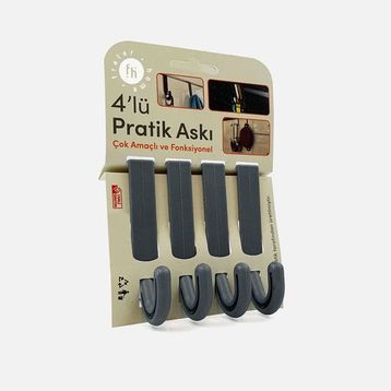 Frater 5'li Pratik Gri Askı