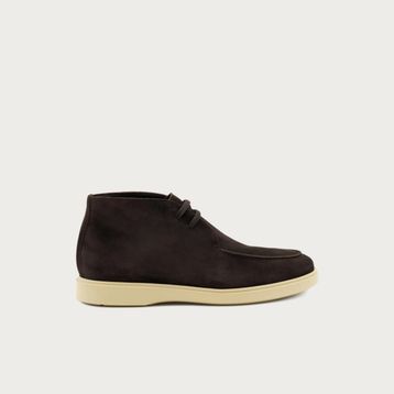 Frau 20C3 Waxy Laced Shoes Pepecream Browncream Erkek Bot