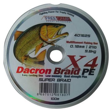 Free Camp 0,18 mm 100 m Dakron Misina