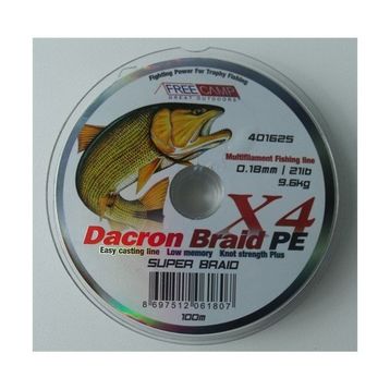 Free Camp 0,18 mm 100 m Dakron Misina