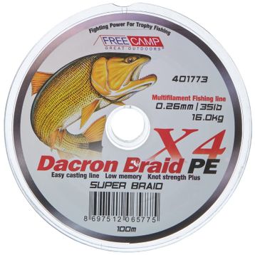 Free Camp Dakron 12 0.60 mm 100 m Braid Misina