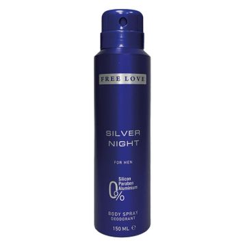 Free Love Silver Night 150 ml Erkek Sprey Deodorant