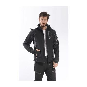 Freecamp Eagle Softshell Siyah Erkek Ceket