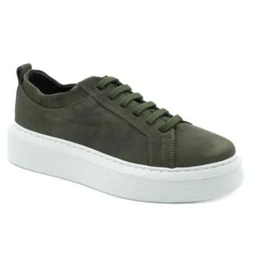 Freefoot 221150 Avokado Yeşil Nubuk Kadın Sneaker