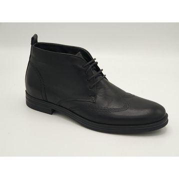 Freefoot 3815 Siyah Deri Erkek Bot