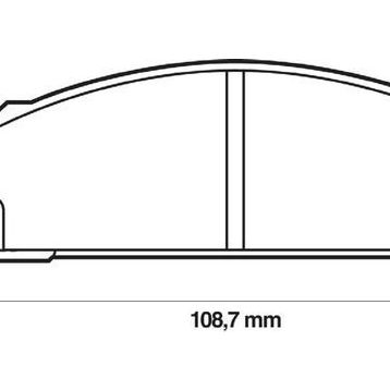 Fren Balatası Ön M124-m131 Dks-doğan-şahin-kartal-slx-tofaş