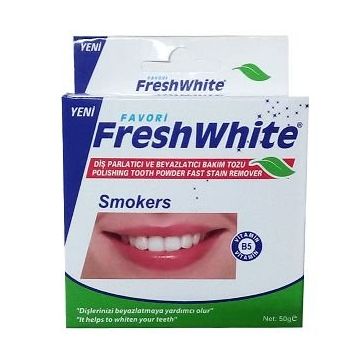 Fresh White Smokers Diş Parlatma Tozu