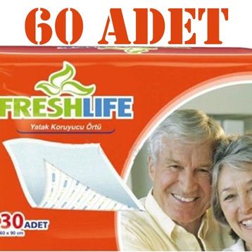 Freshlife 60x90 30 Adet 2 Paket Yatak Koruyucu