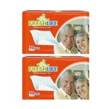 Freshlife 60x90 30 Adet 2 Paket Yatak Koruyucu