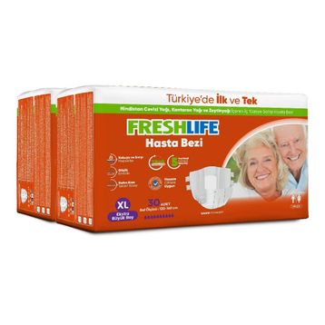 Freshlife Belbantlı XLarge Yetişkin 2x30 Adet Hasta Bezi