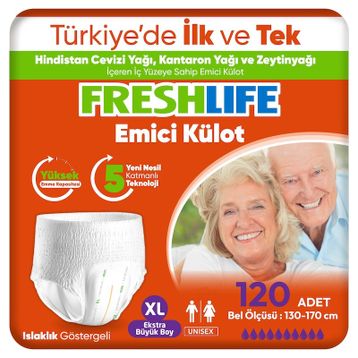 Freshlife Emici Külot XL 4x30 Adet Hasta Bezi