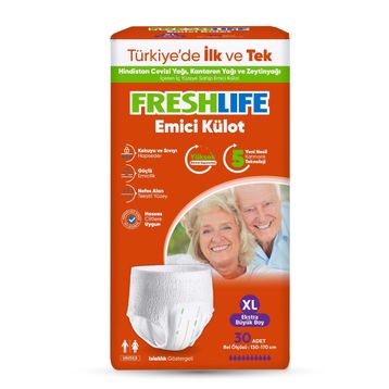 Freshlife Emici Külot XL Ekstra Büyük 120 Adet Hasta Bezi