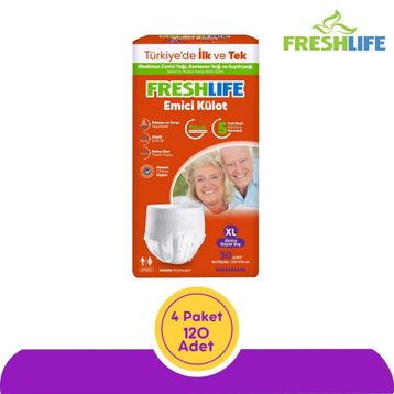 Freshlife Emici Külot XL Ekstra Büyük 120 Adet Hasta Bezi