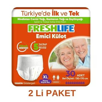 Freshlife Emici Külot XL Ekstra Büyük 60 Adet Hasta Bezi