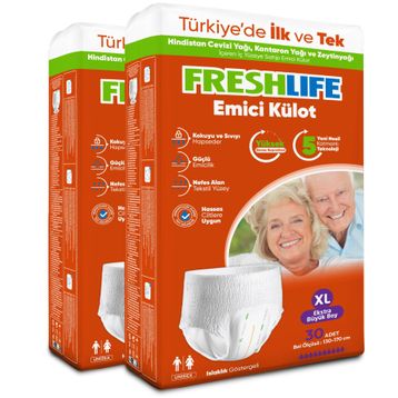 Freshlife Emici Külot XL Ekstra Büyük 60 Adet Hasta Bezi
