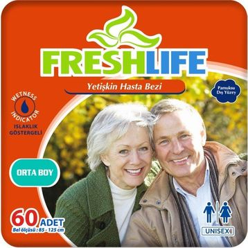 Freshlife M 2x30'lu Yetişkin Hasta Bezi