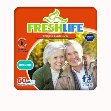 Freshlife Medium Orta Boy Yetişkin 60 Adet Hasta Bezi