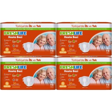 Freshlife Small Yetişkin Belbantlı 4x30 Adet Hasta Bezi